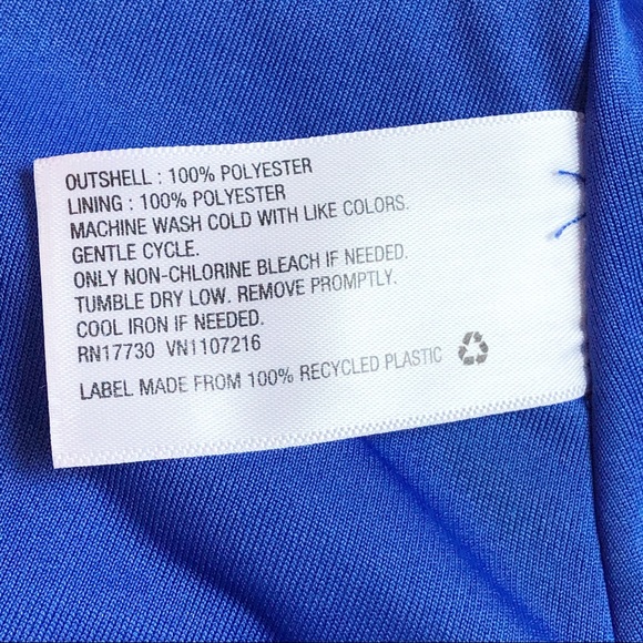 Isani for Target Blue Tropical Floral Print Skirt with Tie - Picture 10 of 15